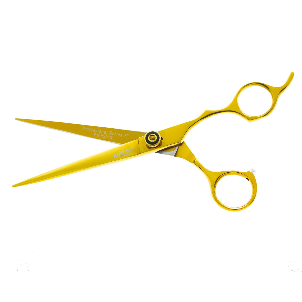 Aashta Kit Tijeras Profesionales para Estilista/Barber/Peluquero 7" (DORADO) con Estuche Incluido
