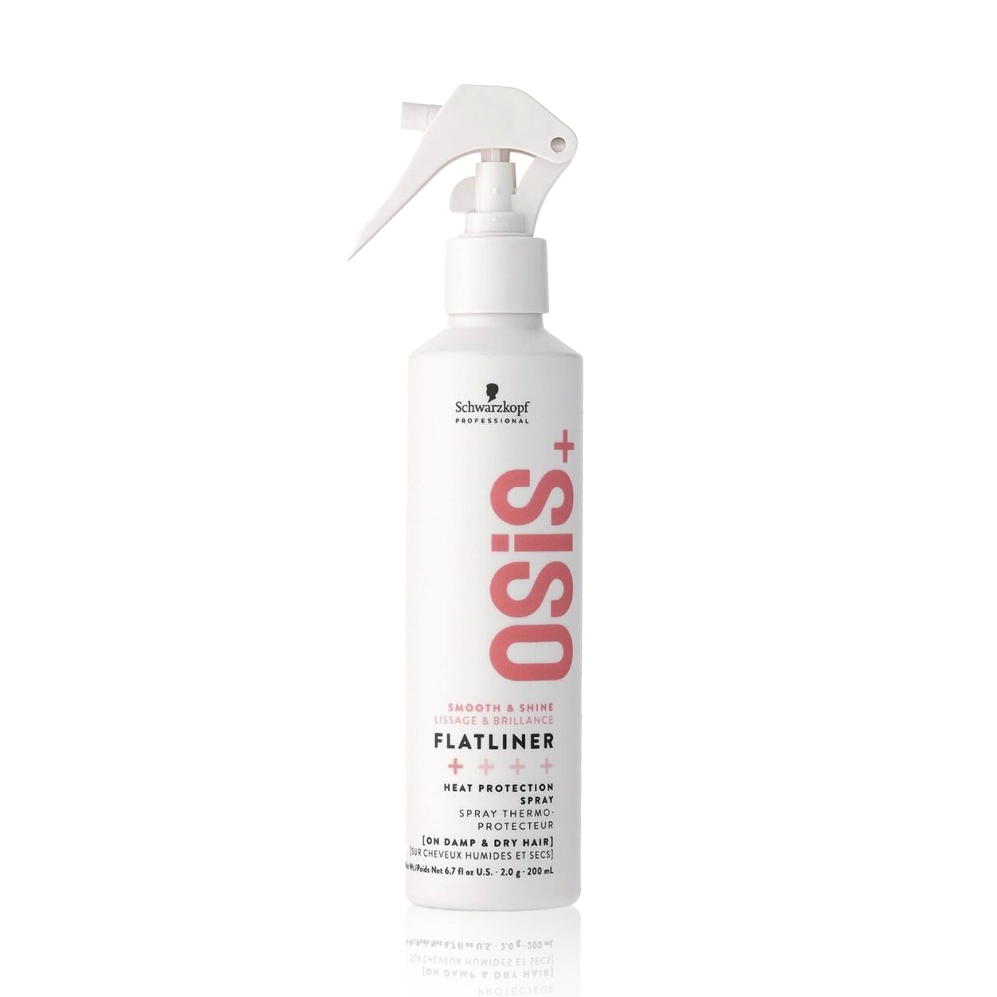 Spray Protector Térmico Schwarzkopf OSiS+ Flatliner Resistente y Acondicionador del Cabello