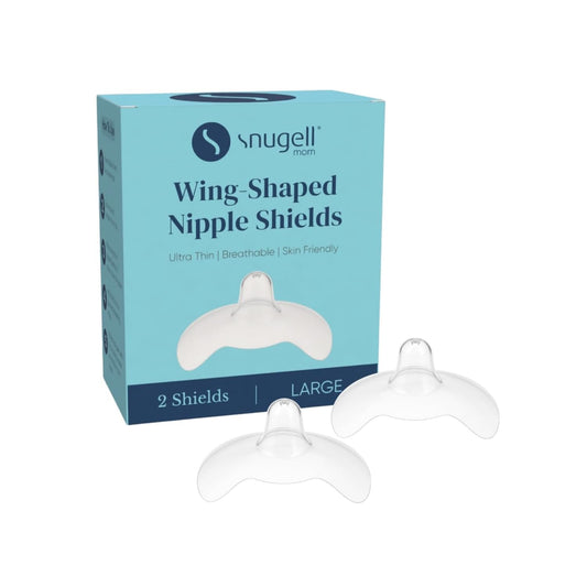 Protectores para Pezones Snugell en Ala Grandes Silicona Ultrafinos para Lactancia