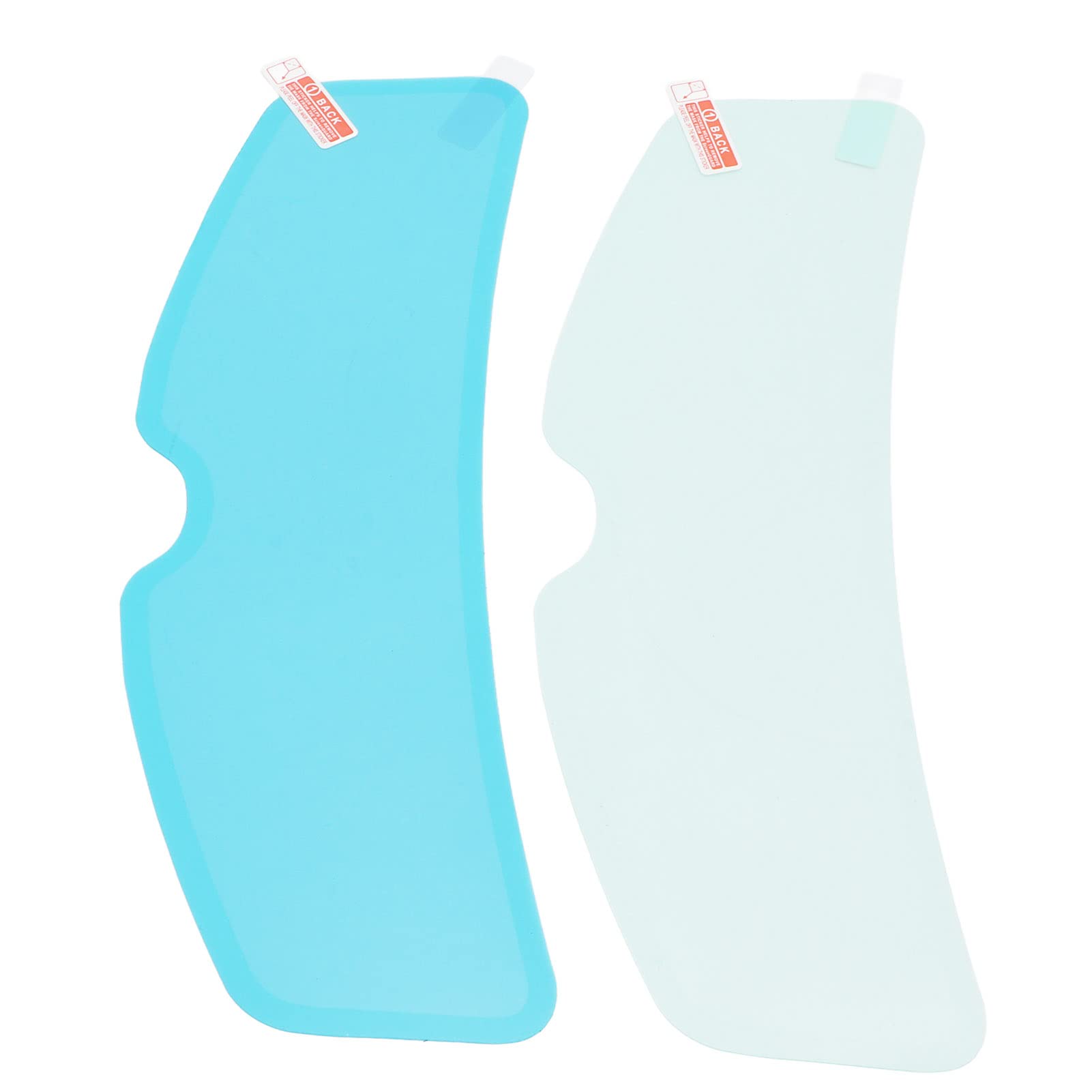 Película para Lentes de Casco Universal Alta Transparencia Impermeable 2 Piezas para Motocicleta