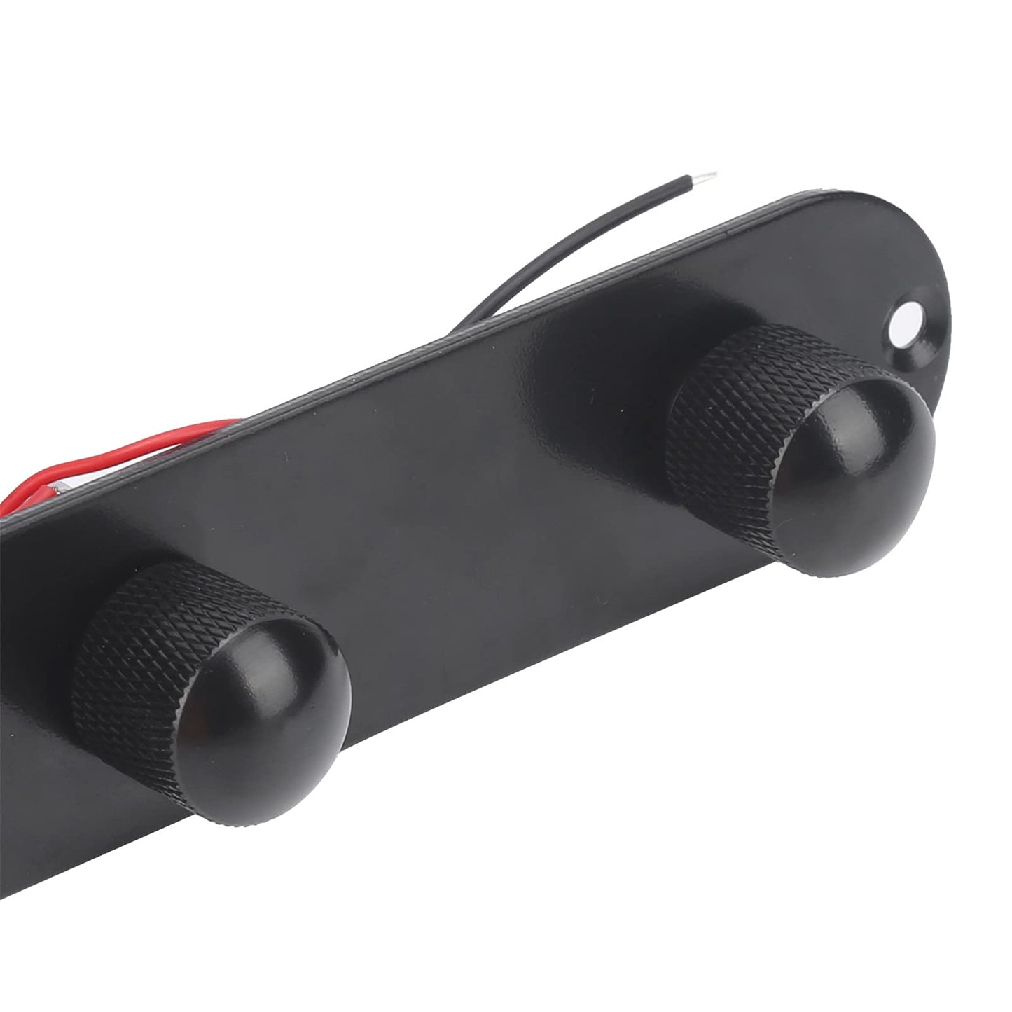Placa De Circuito Precableada para Guitarra, Metal Cromado Placa De Control De Guitarra Placa De Control con Perillas e Interruptores para Guitarra Eléctrica TL (Negro)