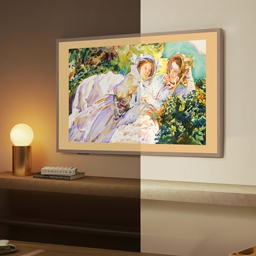 Hisense Serie CanvasTV™ de 65 Pulgadas Clase QLED 4K S7N Dolby Vision HDR Google Smart TV (65S7N, Modelo 2024) - Modo artístico, Panel antirreflejos, visualización Hi-Mate, Marco y Montaje en Pared
