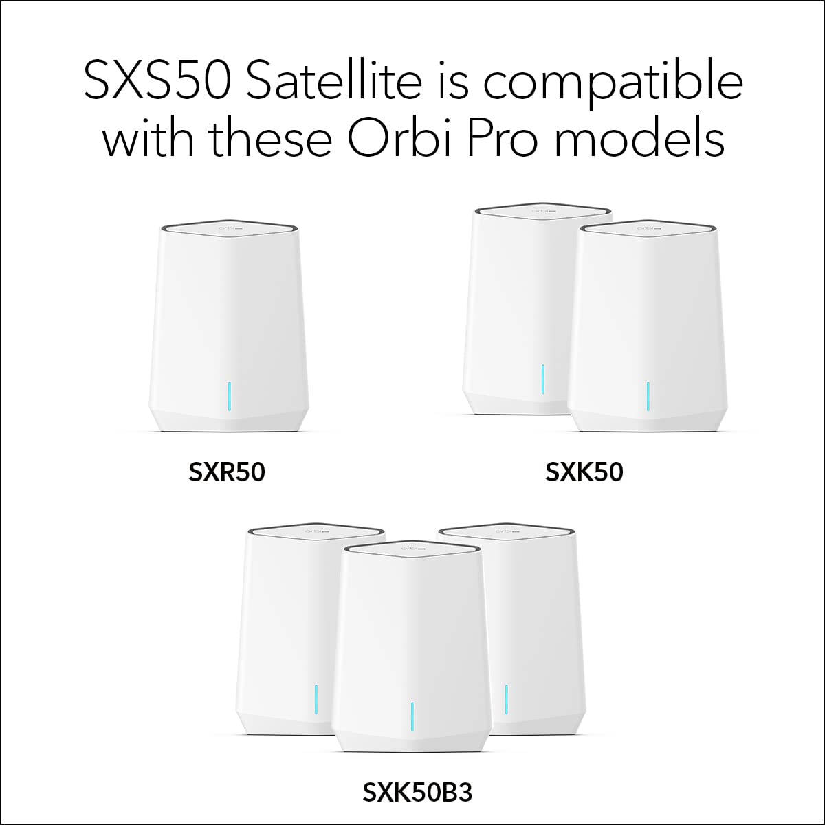 Satélite de Malla NETGEAR Orbi Pro WiFi 6 AX5400 Tres Bandas