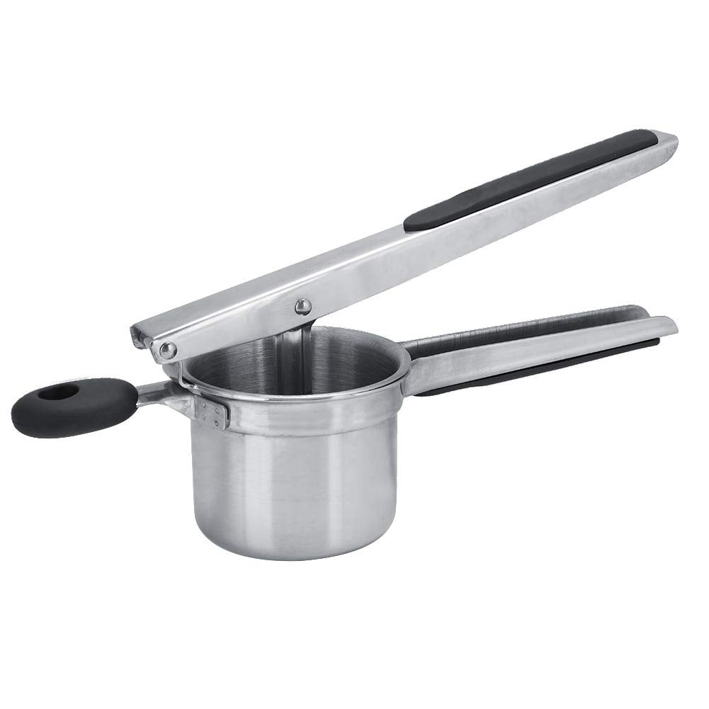 Picadora Manual de Alimentos Acero Inoxidable Herramienta Desmontable para Tomates y Zanahorias