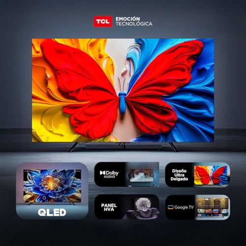 TCL Smart TV Pantalla 40" 40Q3K Android TV FHD QLED Google Cast | Alexa | 2K HDR10| NITS 300 | Panel 60 Hz | Dolby Digital +