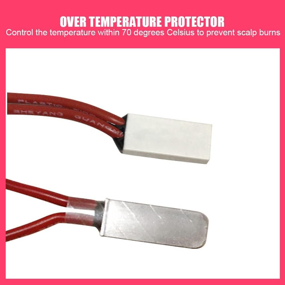 Gorro De Vaporizador De Pelo Térmico Eléctrico,Sombrero Para El Cuidado Del Cabello Gorra Termica, Gorro De Calentamiento Térmico Para Spa En El Hogar,Con Cuerda,Control De Temperatura, Mantenimiento