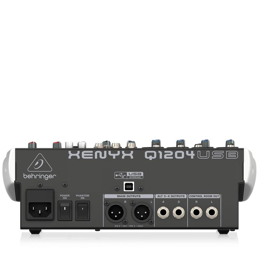 Behringer Q1204Usb Dj Mixer - Mezclador Para Dj