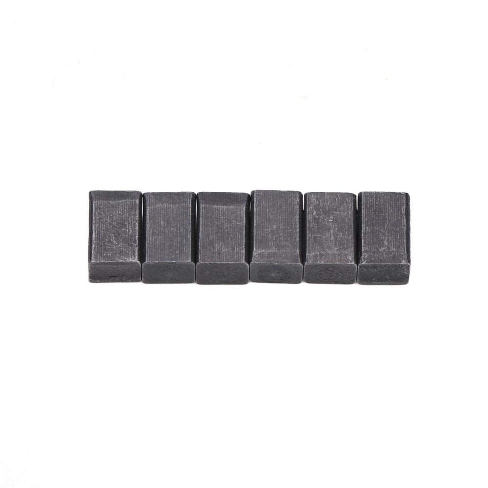 Bloques de inserción de 6 PCS, bloques de inserción de bloqueo Pro String para sillín de guitarra eléctrica Accesorios Jugados Cuerdas Para Guitarra Electrica Floyd Rose Bloques