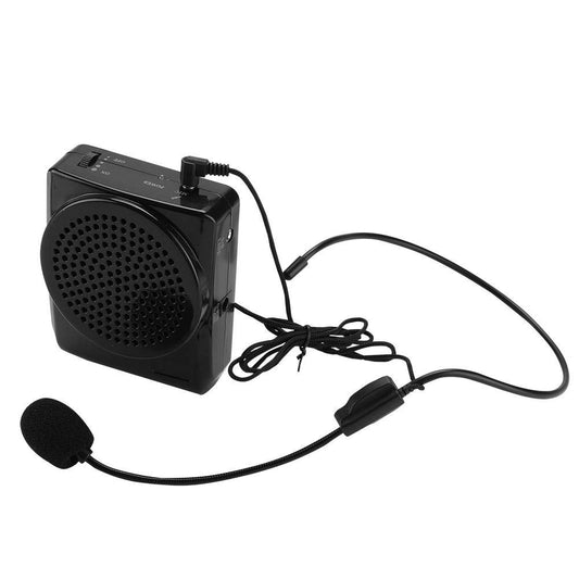 Pomya Amplificador de Voz, micrófono de Auriculares con Amplificador de Voz, Amplificador de Voz de Cintura, Amplificador de micrófono, para enseñar a Hablar con guía de Viaje