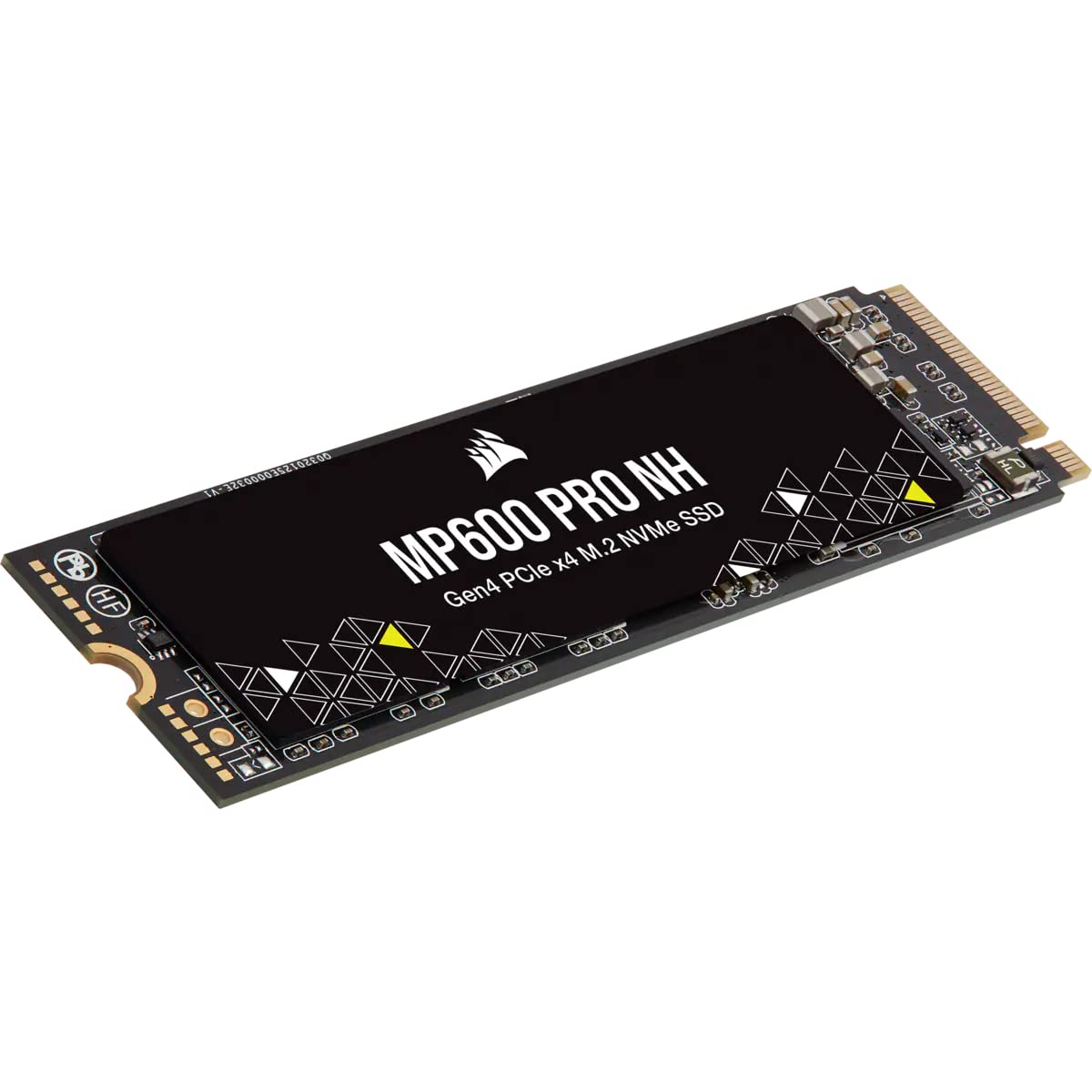 Corsair MP600 Pro NH 4TB PCIe Gen4 x4 NVMe M.2 SSD – Alta Densidad TLC NAND – M.2 2280 – Compatible con DirectStorage – hasta 7.000 MB/seg – Sin disipador de Calor – Negro