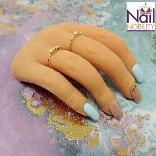 Kit de Uñas Nail Nobility Rojo para Práctica de Técnicas Profesionales