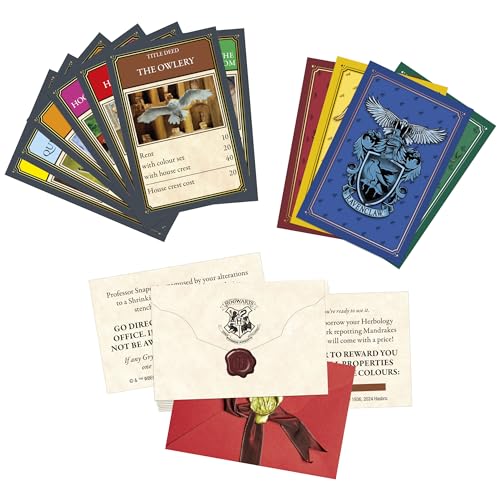 Hasbro Gaming Monopoly Harry Potter Edition Juego de Mesa | Una Aventura mágica en Hogwarts | A Partir de 8 años | 2 a 6 Jugadores | Juegos Familiares | Regalos para niños y Adultos