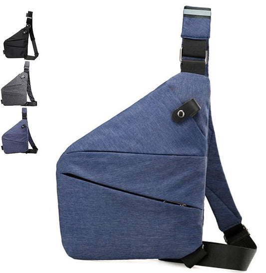 CXJYSD Bolso De Hombro De Viaje Personal, Bolso Cruzado Antirrobo Con Múltiples Bolsillos, Bolso Cruzado Ligero Para Deportes De Viaje Al Aire Libre Para Hombres Y Mujeres (azul-03)