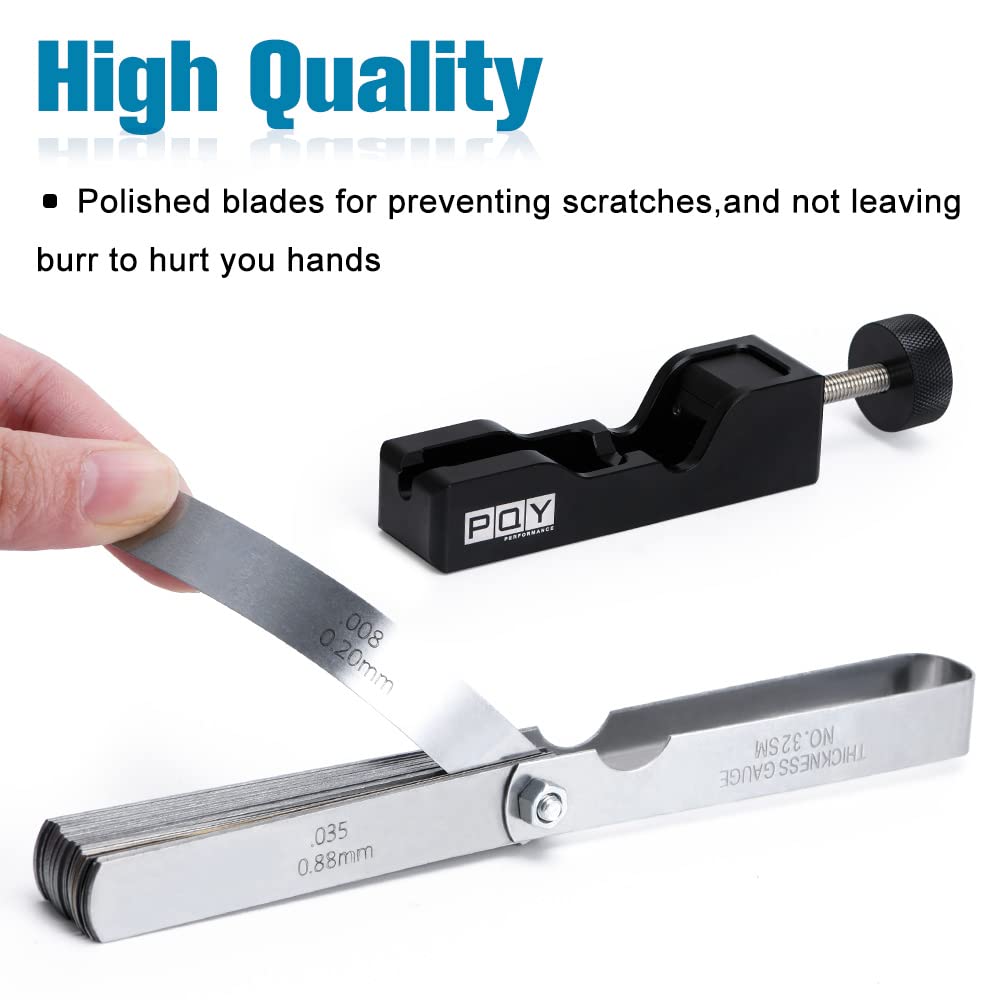 PQY - Herramienta universal para bujías con 32 cuchillas de acero para la mayoría de bujías de 10 mm, 12 mm, 14 mm, 16 mm, color negro