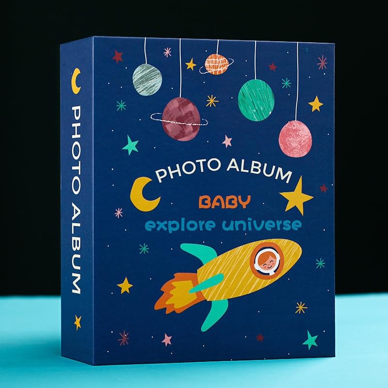 Álbum de Fotos para Bebés con Capacidad para 200 Fotos 6 Pulgadas