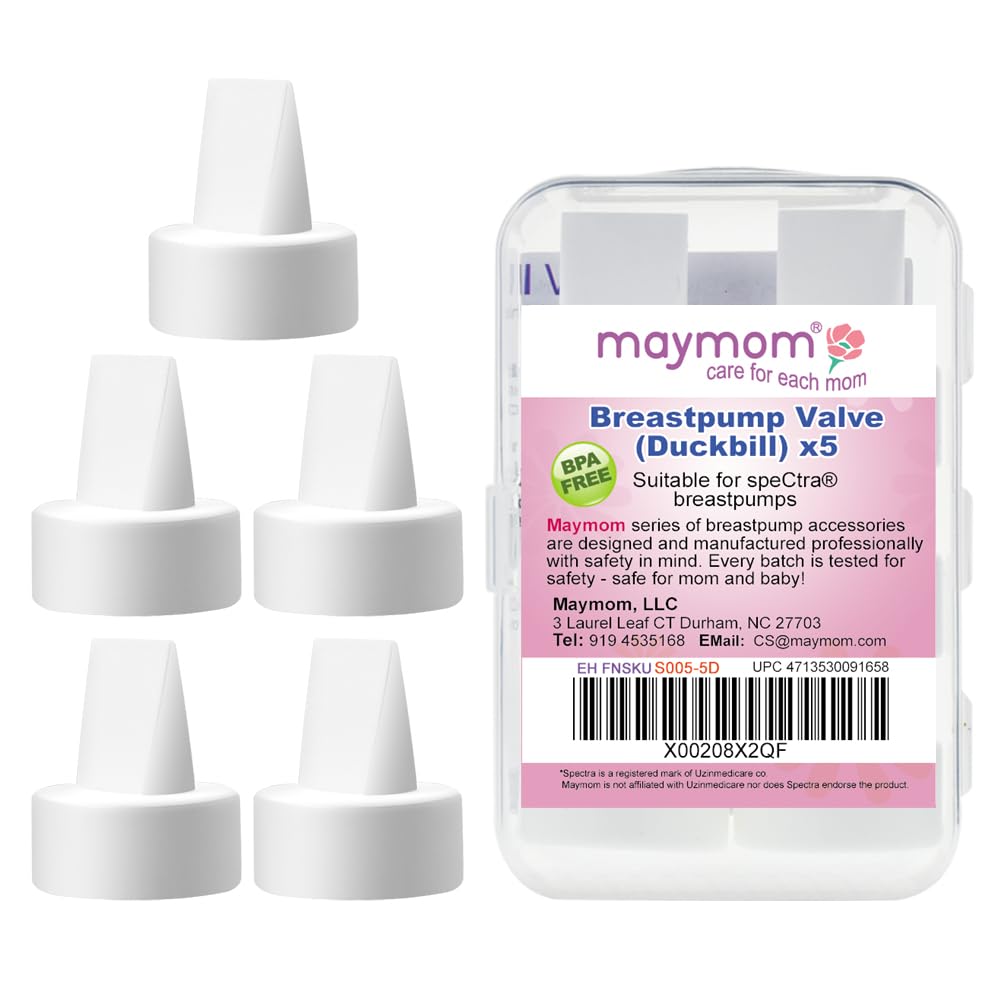 Válvulas de Pico de Pato Maymom Compatibles con Spectra. Diseñadas para S1, S2, 9 Plus y Dew 350. Repuestos no originales para bomba Spectra, Accesorios S2, Reemplazo de Válvula (5pz)