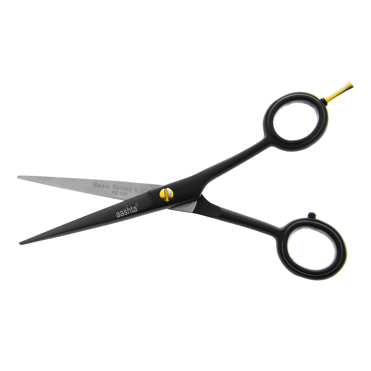Kit De Tijeras Para Estilista/Barber/Peluquero 5.5" Aashta (NEGRO)