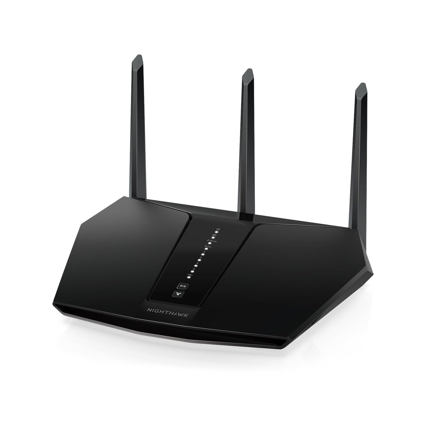 NETGEAR Nighthawk Router WiFi 6 (RAX30) Router Gigabit de Doble Banda de 5 fluyos, Velocidad inalámbrica AX2400 (hasta 2.4 Gbps), Cobertura de hasta 2.000 pies Cuadrados y 20 Dispositivos