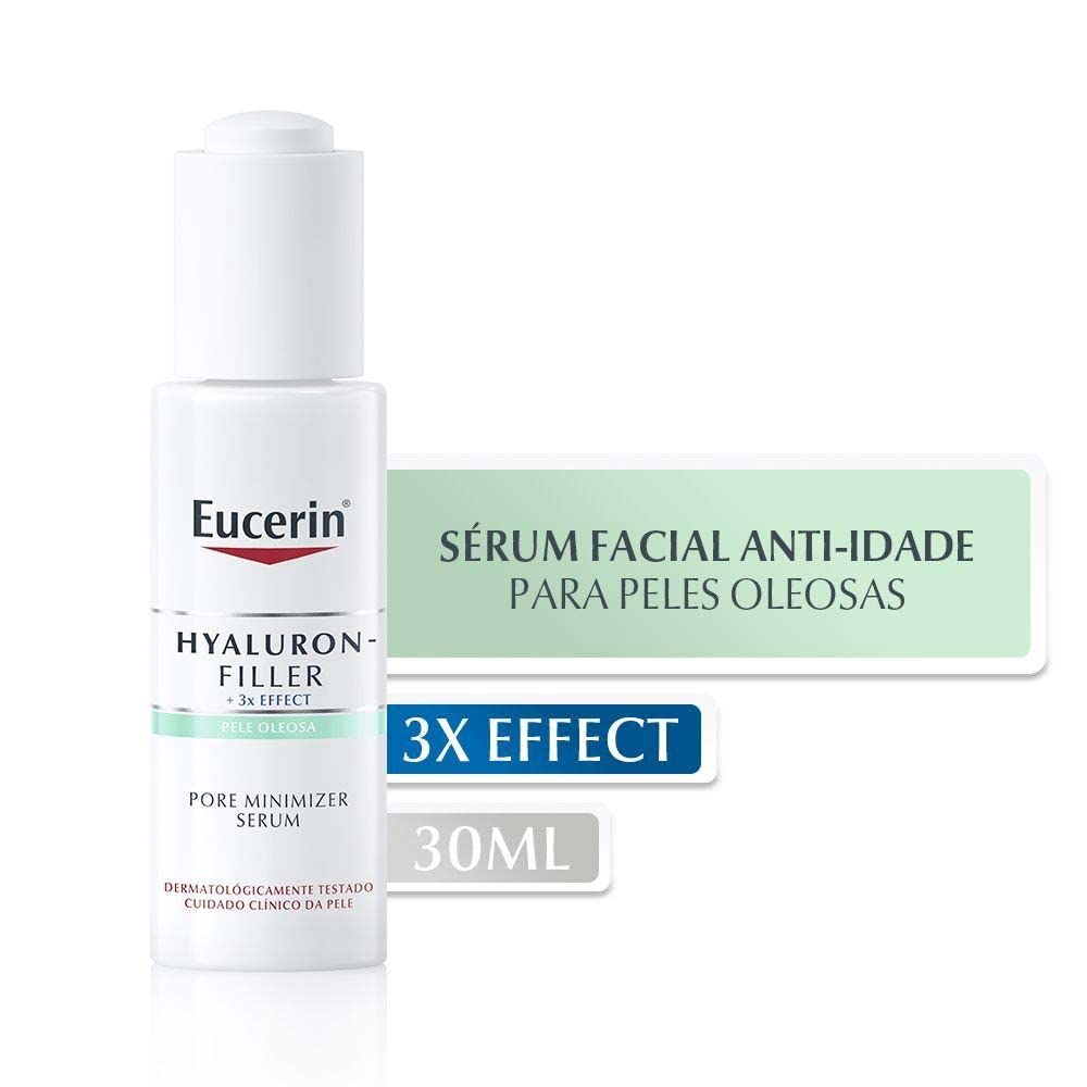 Eucerin Gel limpiador facial piel grasa imperfecciones, 400ml + hyaluron-filler pore minimizer serum 30ml
