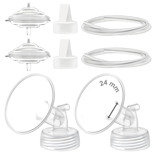 Piezas para Extractor Maymom Compatibles con Spectra Rosado Embudo 24 mm para Mujer