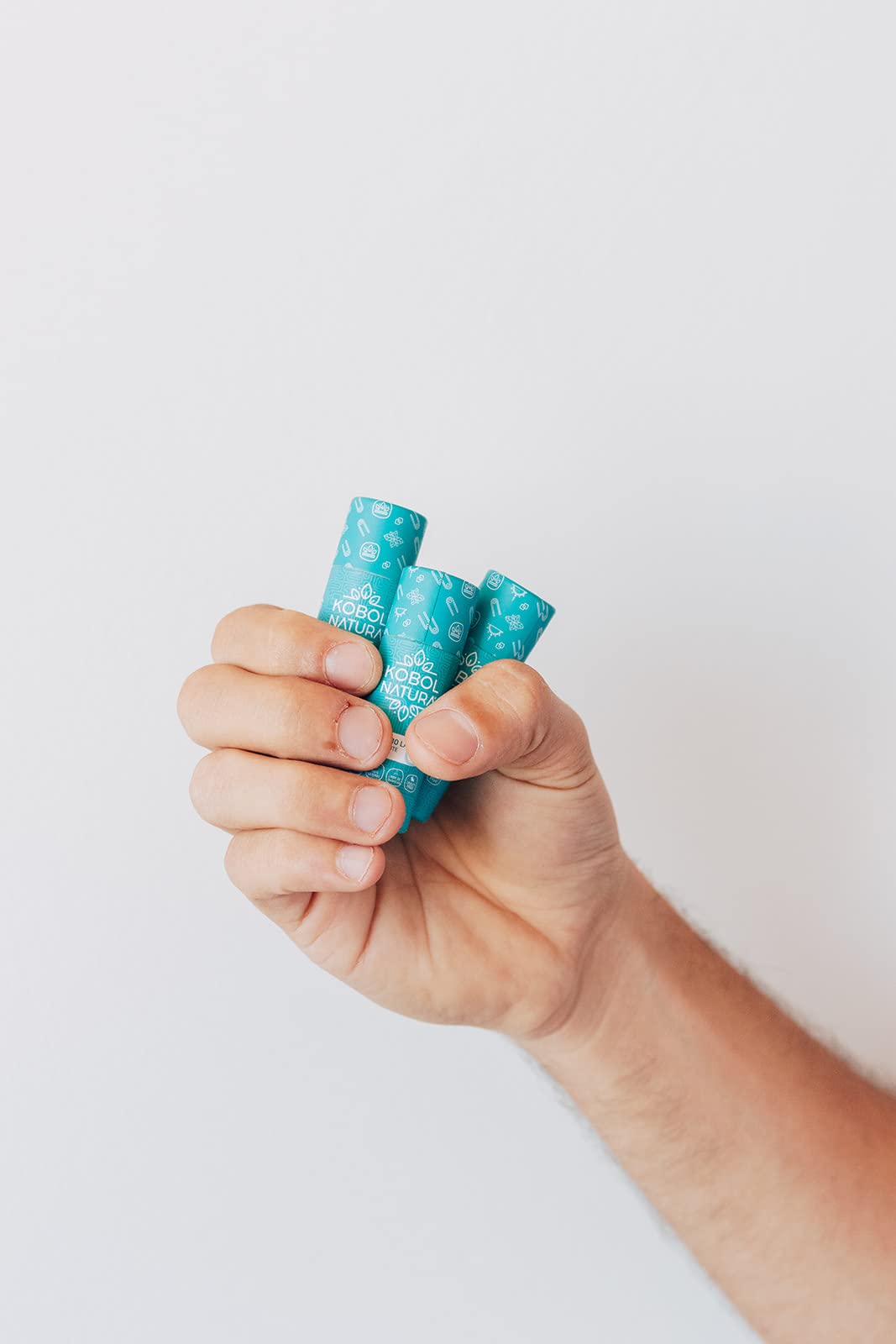 KOBOL | Bálsamo Labial Menta Natural Vegano Push Up Hidratación Natural