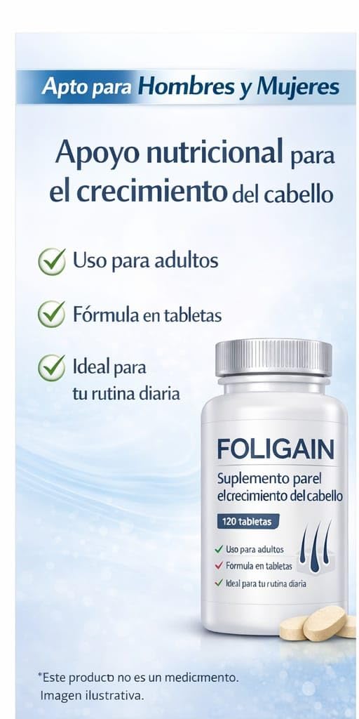 Suplemento Foligain Estimulante Para el Recrecimiento del Cabello