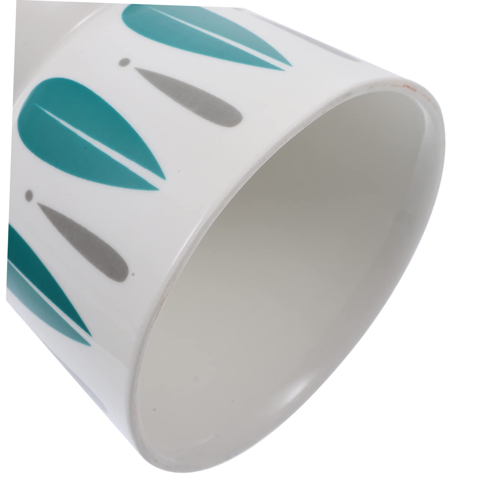 FOMIYES Tazón De Comida para Gatos Cuenco Compacto para Gatos Cuencos Elevados para Gatos De Interior Cuenco De Alimentación Platos De Comida para Gatos Bisel Plato De Gato Cerámica