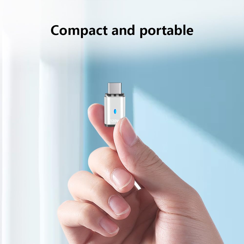 Adaptador Magnético USB C SHEEAST Negro Paquete de 3 con Transferencia de Datos de 480Mbps para MacBook Pro/Air iPad Pro y Dispositivos USB C