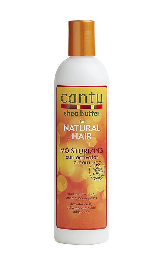 Cantu Manteca de karité para cabello natural hidratante activador de rizos, 12 onzas, (paquete de 4)