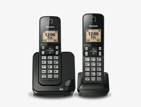 Panasonic KXTGC-352MEB Teléfono Inalámbrico de Línea Fija Color Negro