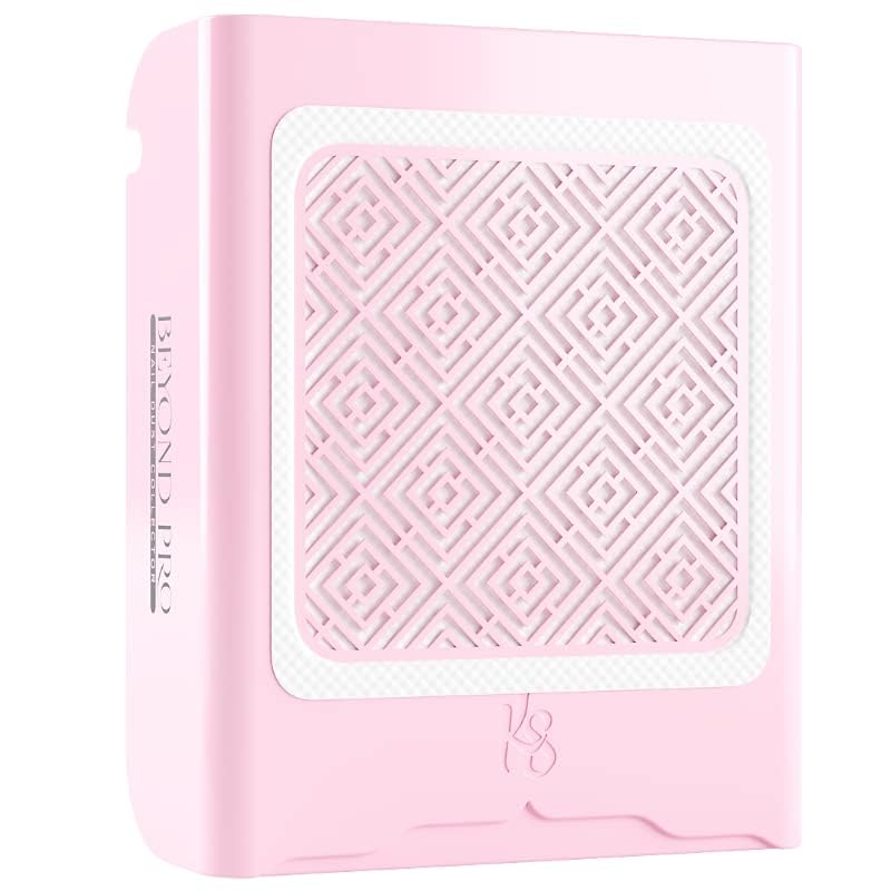 Colector de Polvo de Uñas Kiara Sky Rosa con Tecnología de Aspiración Superventosa y Doble Filtración HEPA Reutilizable