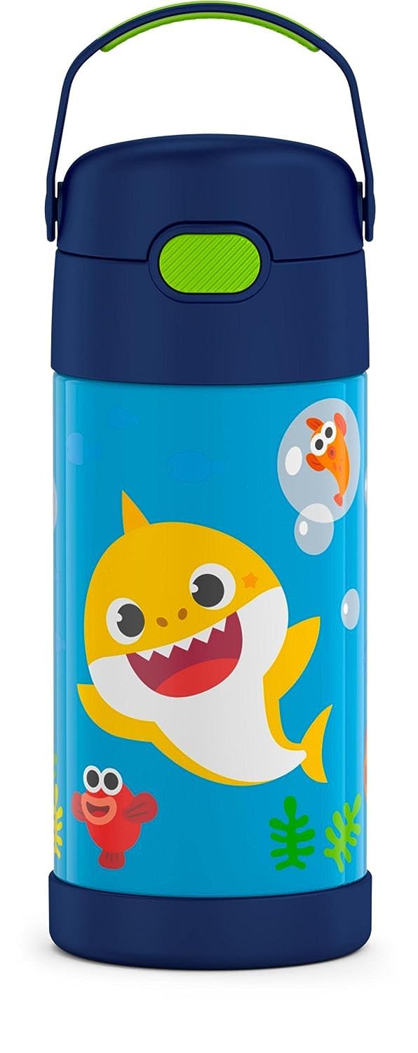 Botella Térmica Thermos Funtainer Acero Inoxidable Baby Shark para Niños