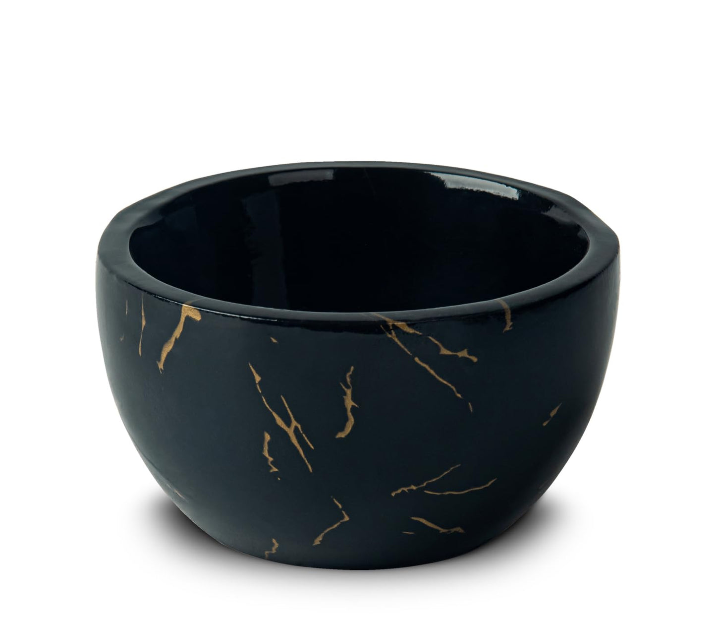 dgudgu - Taza de afeitar de resina negra para afeitar, crema de afeitar y jabón, taza