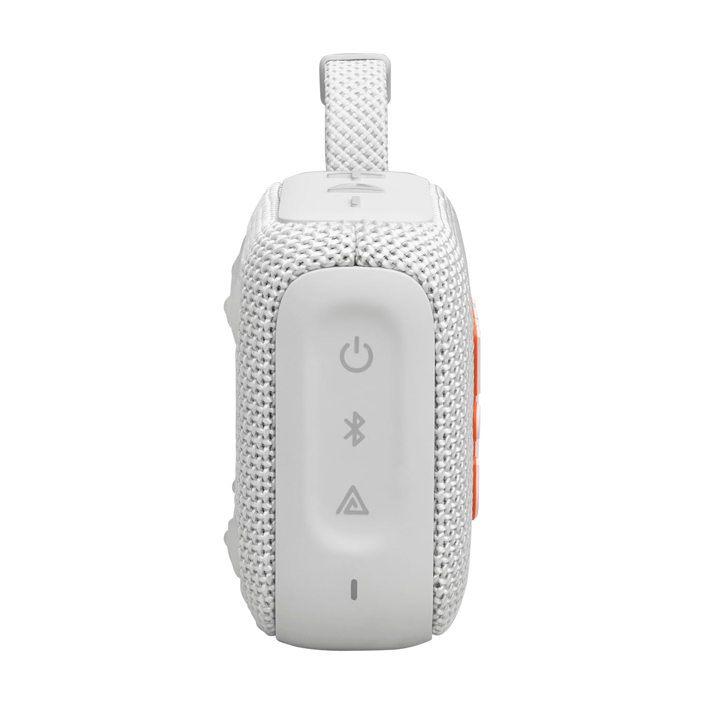 JBL Go 4 Bocina Portátil Bluetooth, 4.2W de Potencia, Reproducción 7 Horas, Resistente al Agua y al Polvo IP67 - Blanco