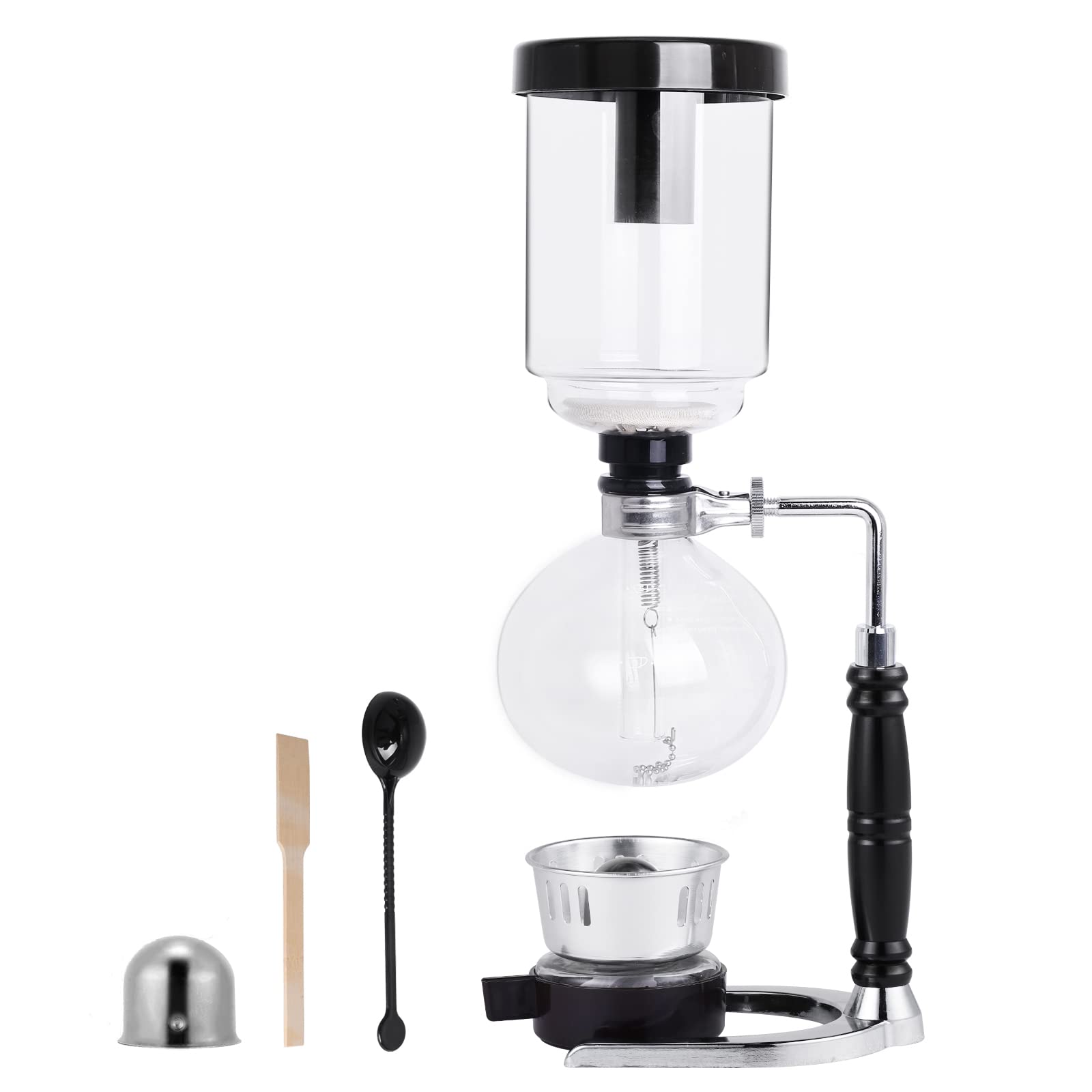 Cafetera de Sifón YUCHENGTECH Vidrio de Mesa 5 Tazas 600 ml