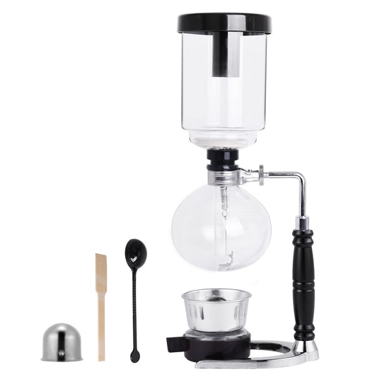 Cafetera de Sifón YUCHENGTECH Vidrio de Mesa 5 Tazas 600 ml