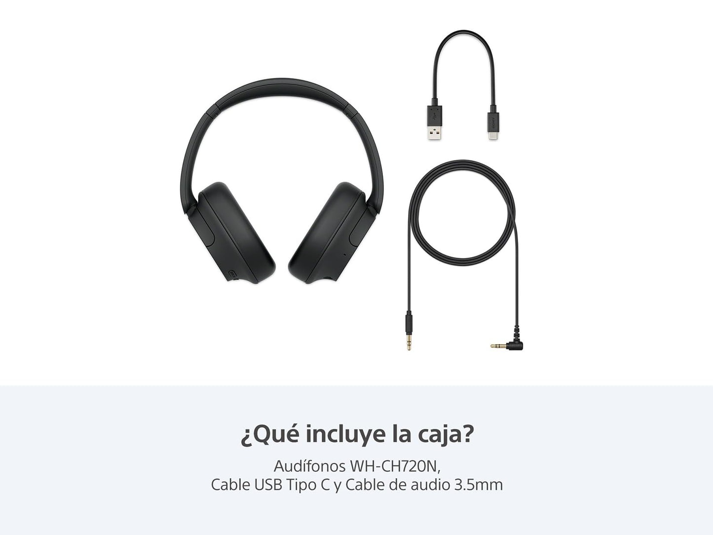 Audífonos Inalámbricos Sony Negro con Noise Canceling Versión Extranjera