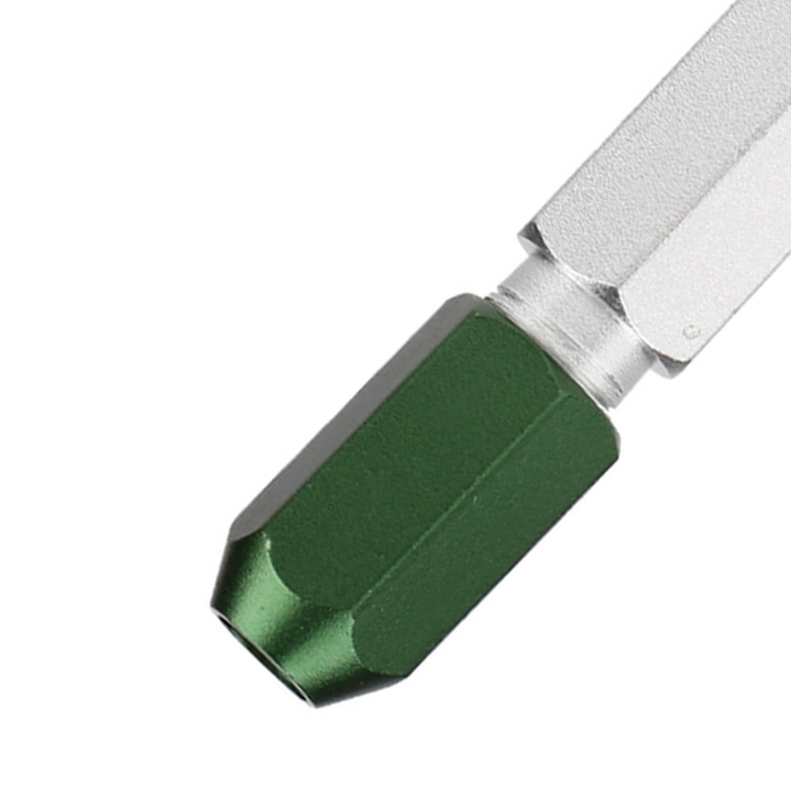 Garosa Pin Gage Mango de calibre de pasador manija de calibre Go No Go Gauge de doble extremo de aleación de aluminio rango de 0,3 a 16 mm(1-2mm)