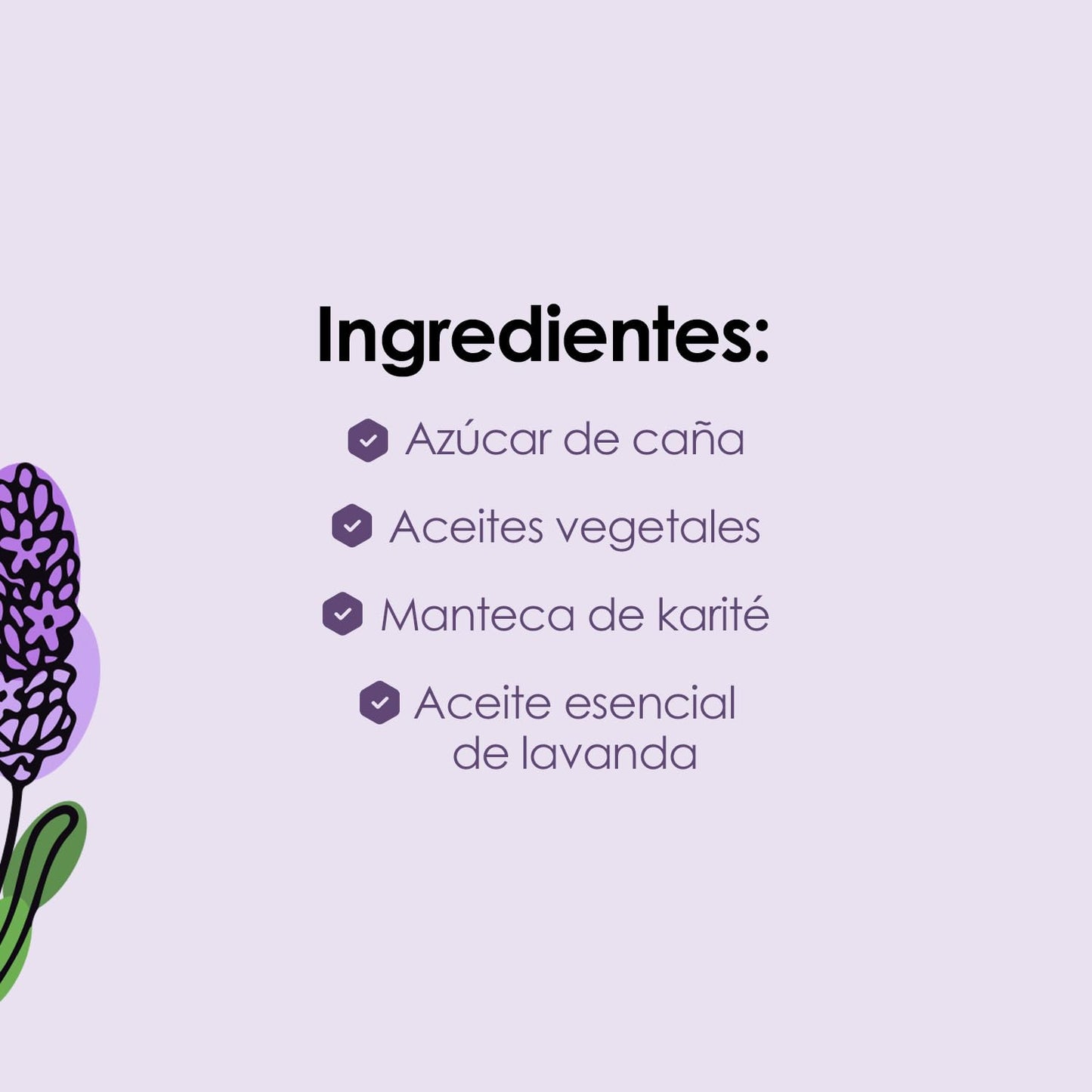 Exfoliante Corporal Natural Aires de Lavanda Aromático para Cuidado Personal