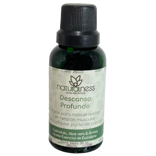 Aceite Relajante Naturalness Descanso Profundo 30ml a base de Extractos Herbales y Aceites Esenciales 100% Naturales