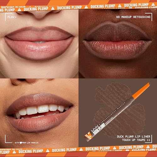 Delineador de Labios Duck Plump de Nyx Professional Makeup, Tono Touche Taupe