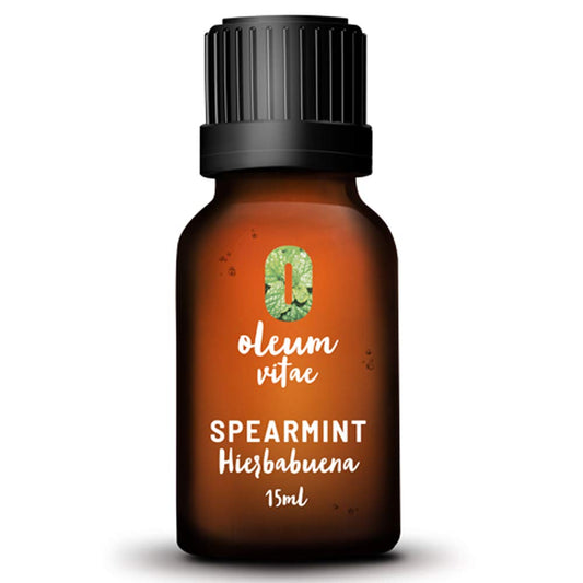 Aceite Esencial OLEUM VITAE Hierbabuena 100% Puro y Orgánico Certificado USDA 15 ml