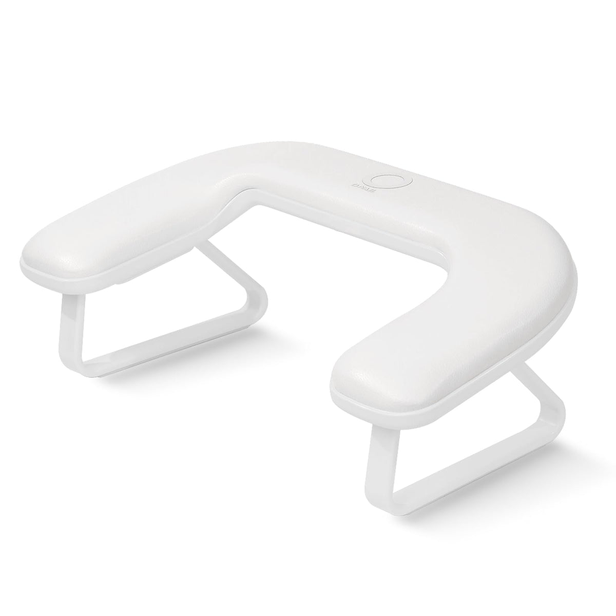Reposabrazos para Manicura O NAIL Blanco Grande en Forma de U para Técnicos de Uñas