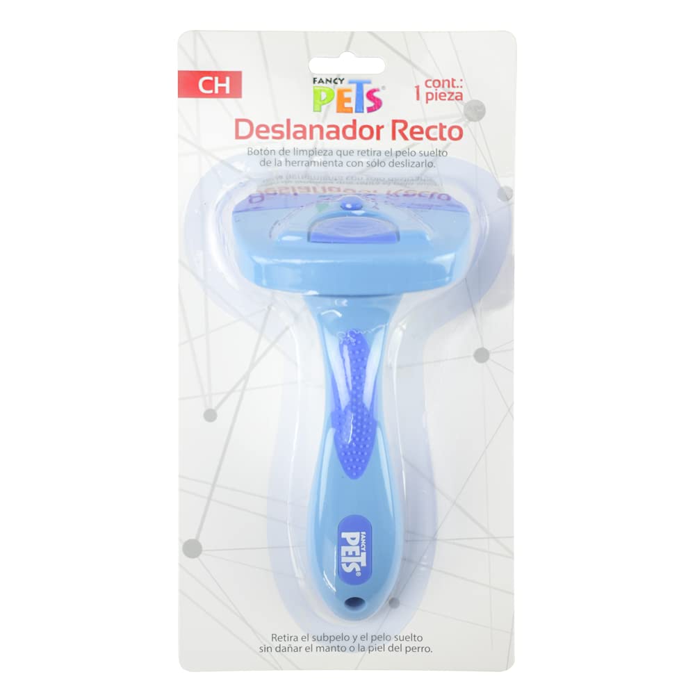Fancy Pets Deslanador Recto Grooming Tamaño Chico para Perro y Gato