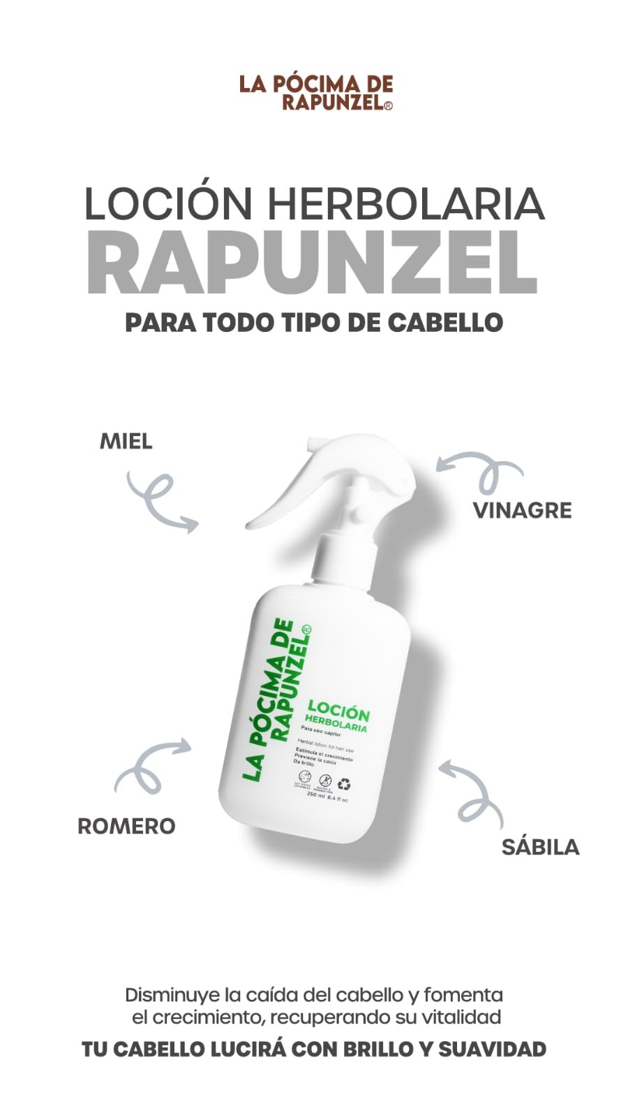 Pócima de Rapunzel TRATAMIENTO INTENSIVO Kit Shampoo Hidratante + Acondicionador