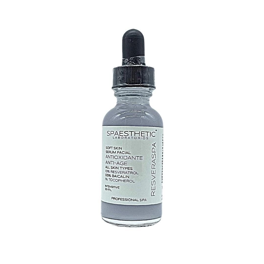 SPAESTHETIC - RESVERASPA - Serum facial hidratante, antioxidante y reafirmante con Resveratrol.