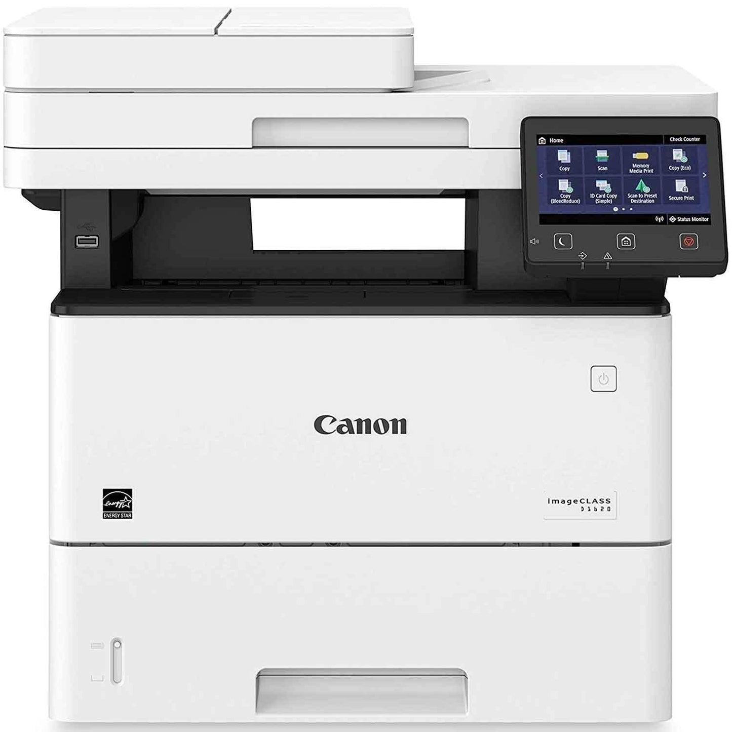 Canon D1620 Impresora multifuncional Laser (20000 páginas por mes, 45 ppm, 600 x 600 DPI, 1 GB), color Negro/Blanco