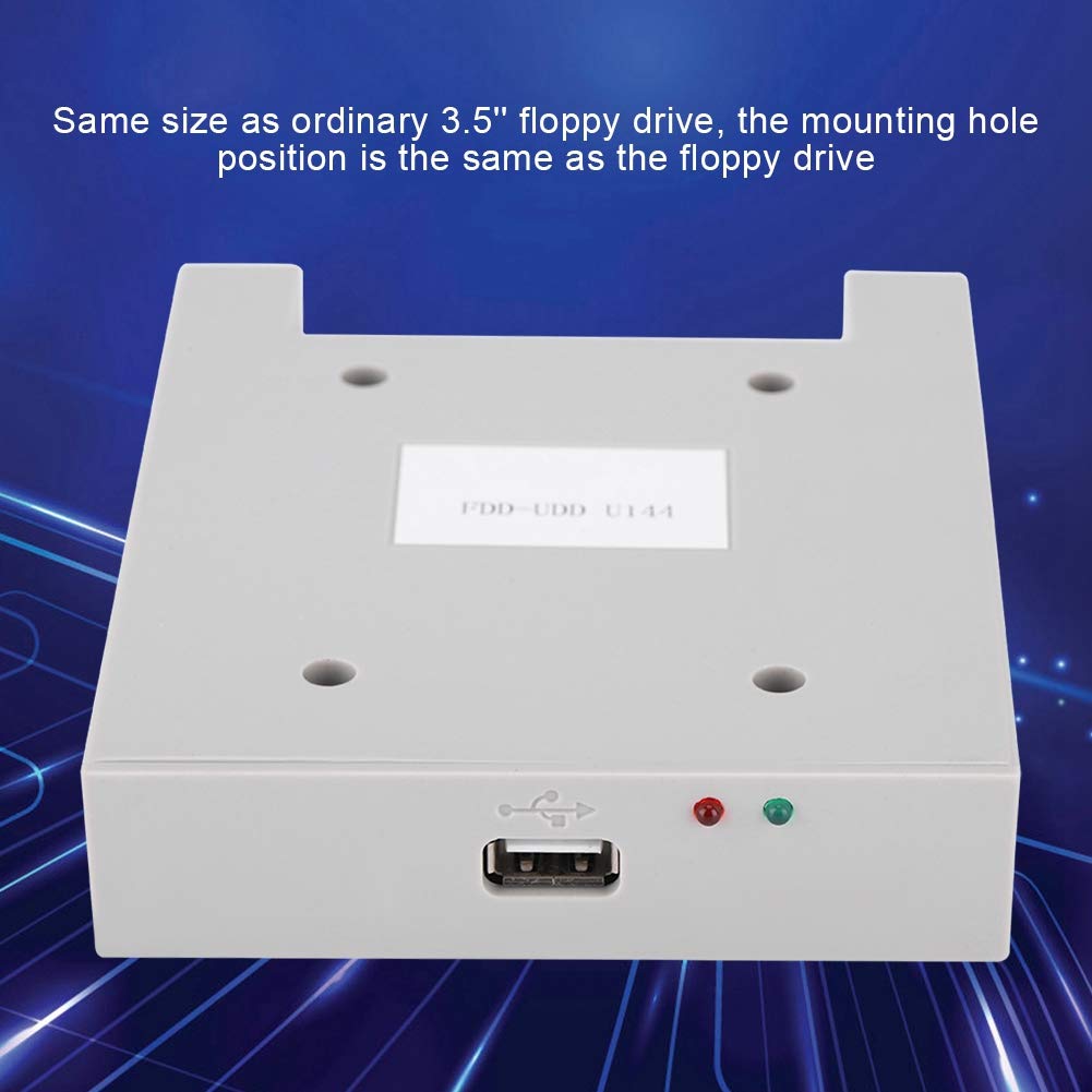 Emulador de Disquete Externo para Controladores Industriales USB FDD-UDD U144K con CD-R 3.5 SSD U Disk 1.44M
