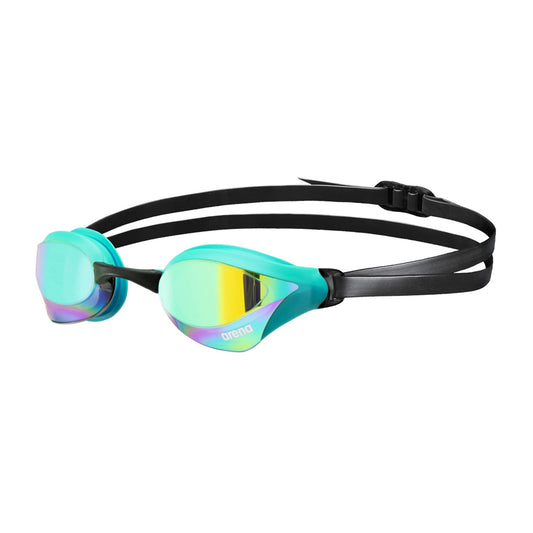 ARENA - anteojos de natación unisex para hombres y mujeres, con núcleo cobra, antivaho, lentes de policarbonato, color esmeralda, pavo real