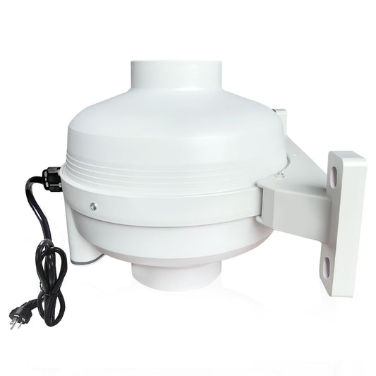 Dcfairfan - Ventilador de Radón de 4 Pulgadas, Silencioso, 260 CFM, IP67, Blanco